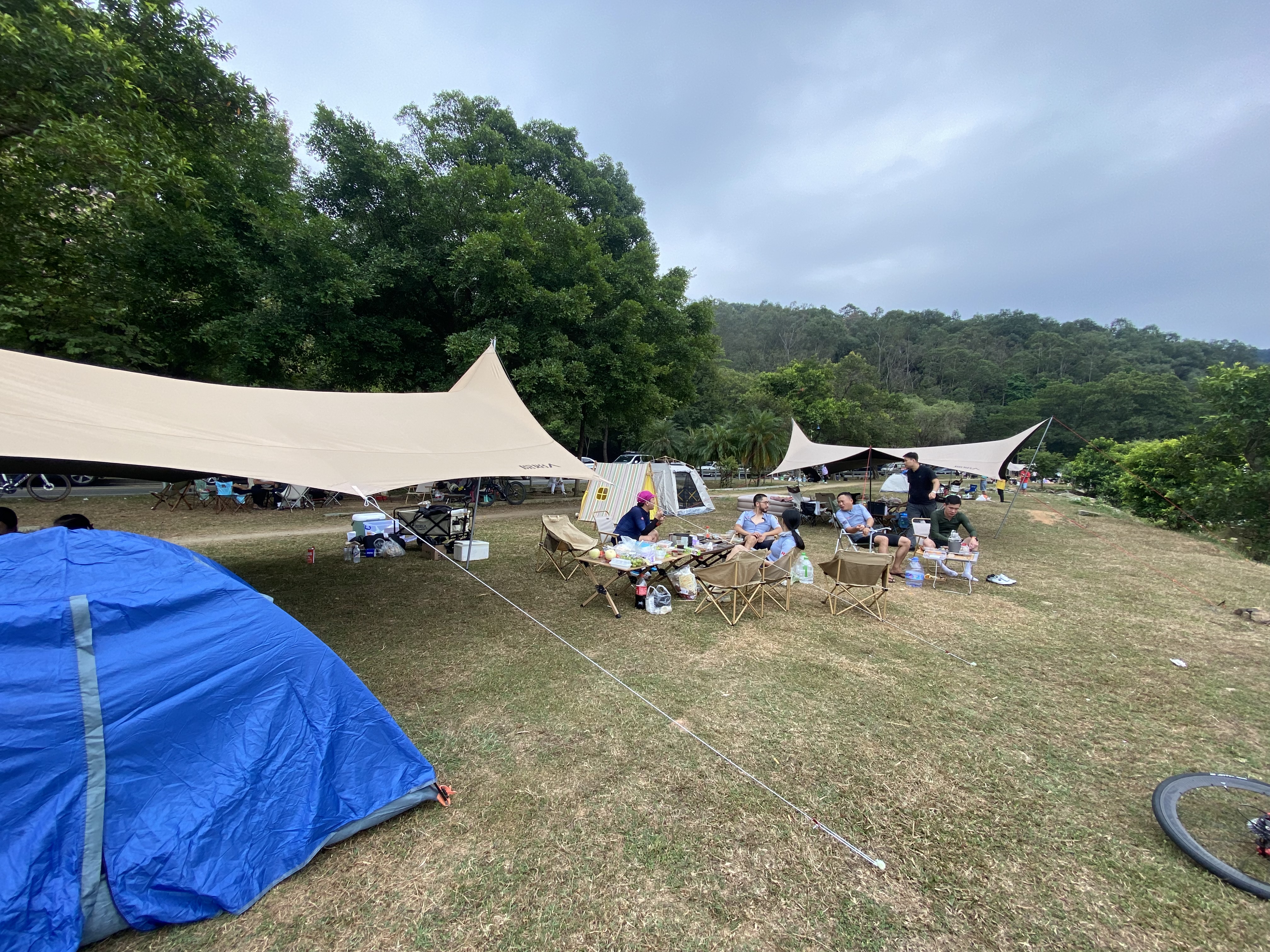 11月3日，同沙生态公园骑行野餐